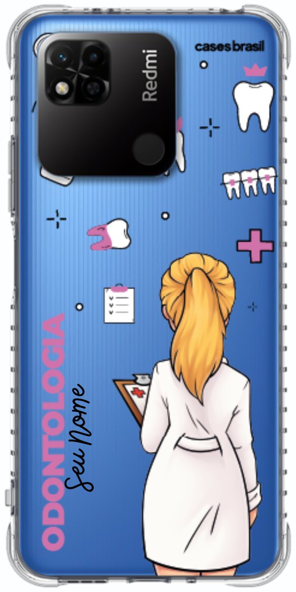Capinha para Celular Odontologia - Profissão Com Nome