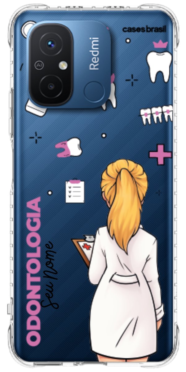 Capinha para Celular Odontologia - Profissão Com Nome