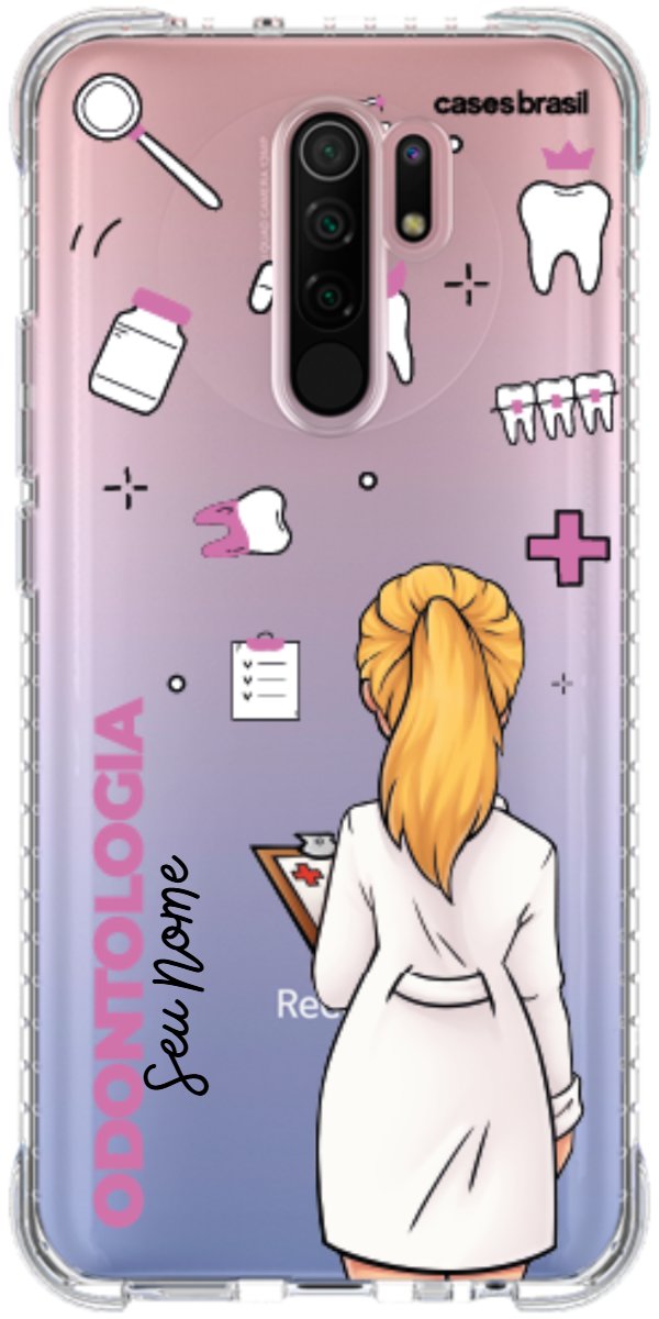 Capinha para Celular Odontologia - Profissão Com Nome