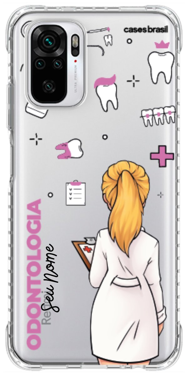 Capinha para Celular Odontologia - Profissão Com Nome