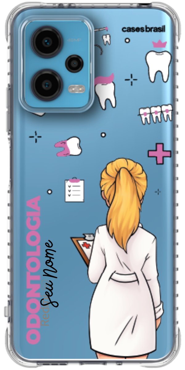 Capinha para Celular Odontologia - Profissão Com Nome