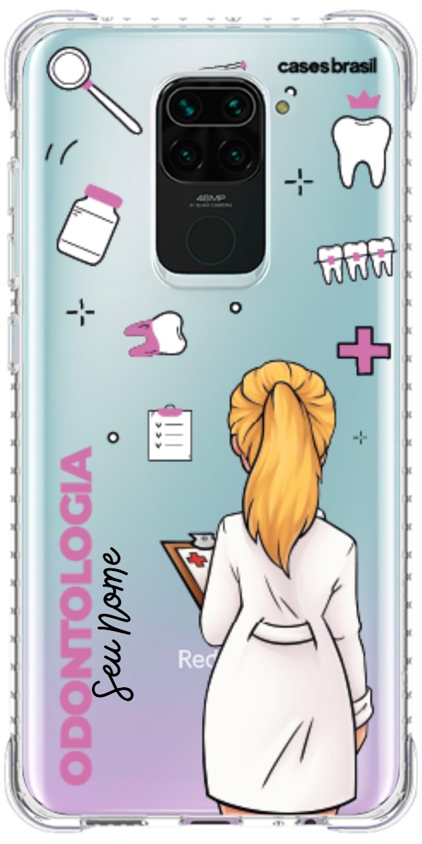 Capinha para Celular Odontologia - Profissão Com Nome