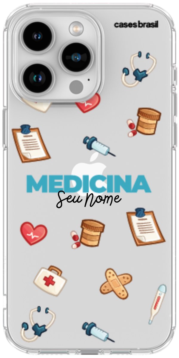 Capinha para Celular Medicina - Profissão Com Nome