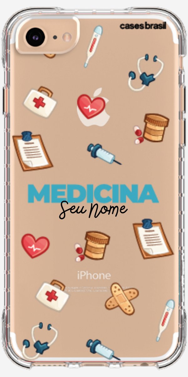 Capinha para Celular Medicina - Profissão Com Nome