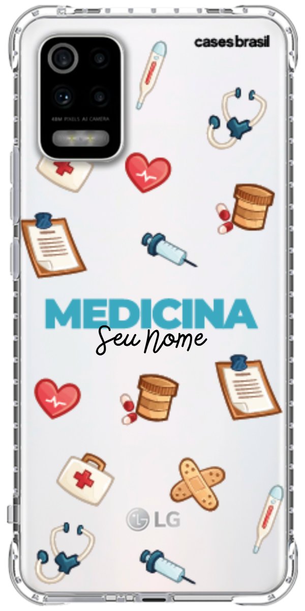 Capinha para Celular Medicina - Profissão Com Nome