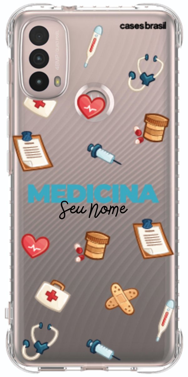 Capinha para Celular Medicina - Profissão Com Nome