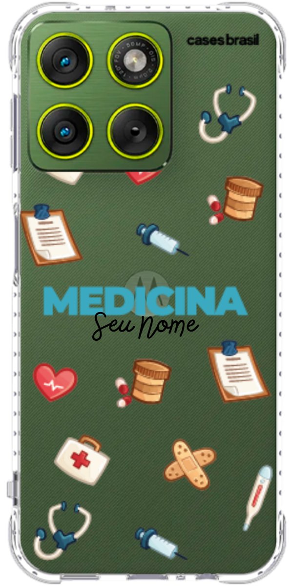 Capinha para Celular Medicina - Profissão Com Nome