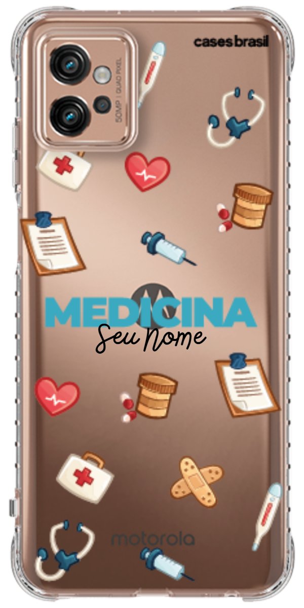 Capinha para Celular Medicina - Profissão Com Nome