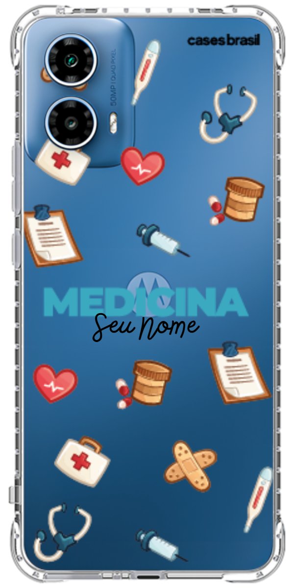 Capinha para Celular Medicina - Profissão Com Nome