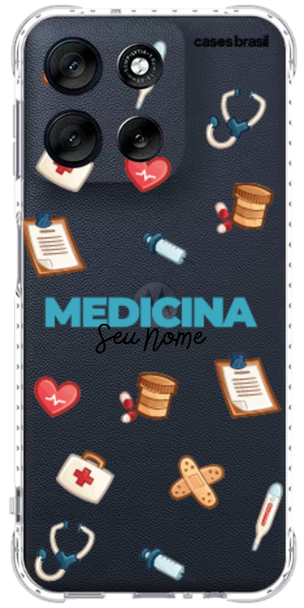 Capinha para Celular Medicina - Profissão Com Nome