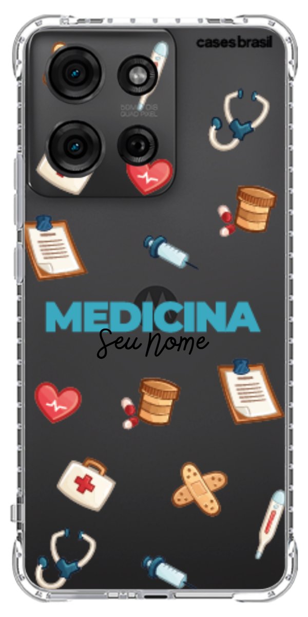 Capinha para Celular Medicina - Profissão Com Nome
