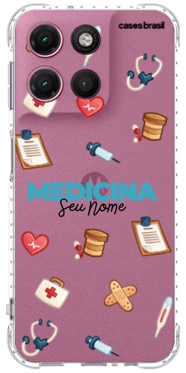 Capinha para Celular Medicina - Profissão Com Nome