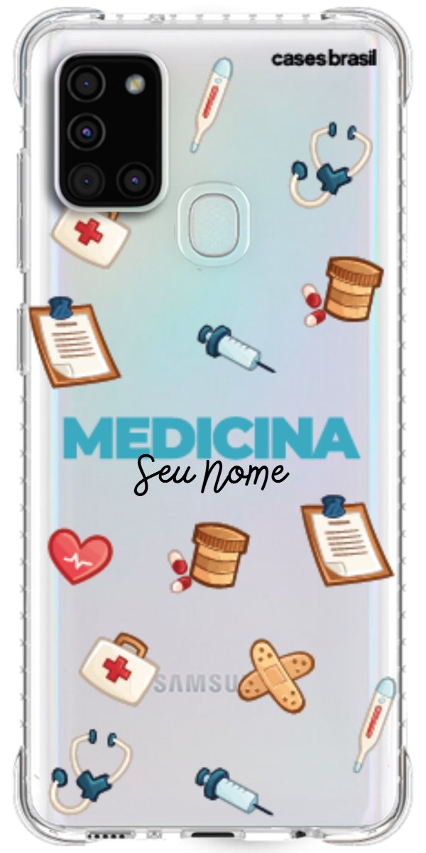 Capinha para Celular Medicina - Profissão Com Nome