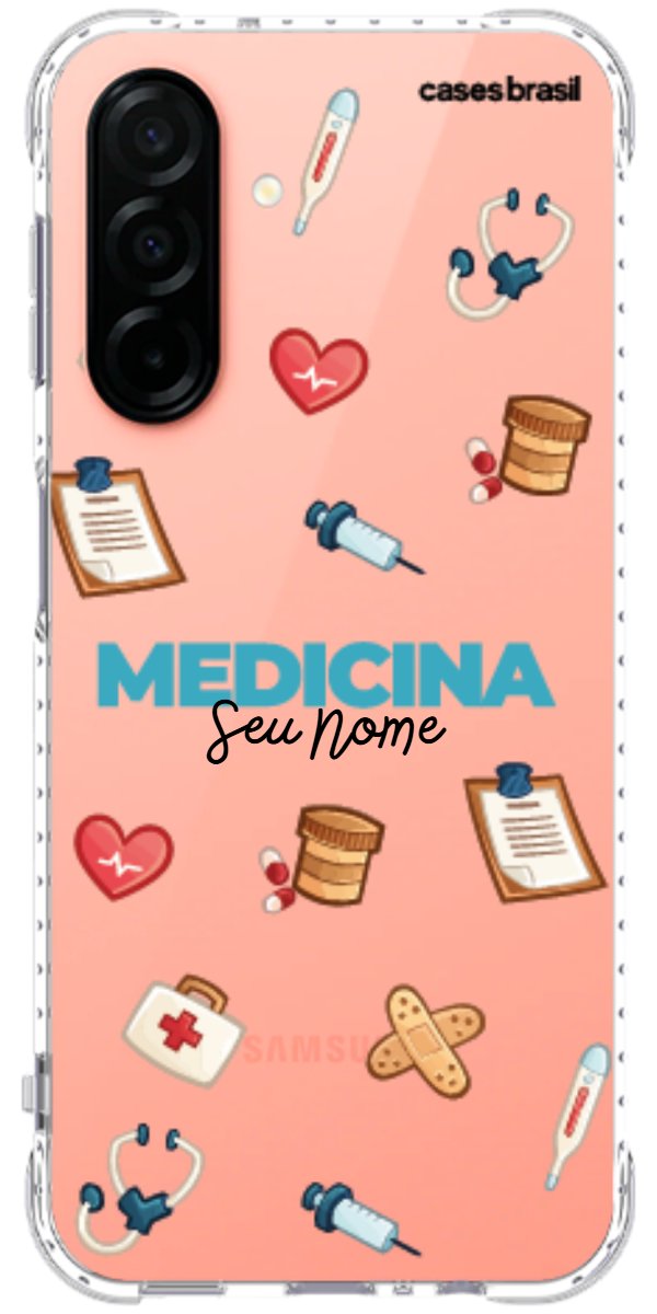 Capinha para Celular Medicina - Profissão Com Nome