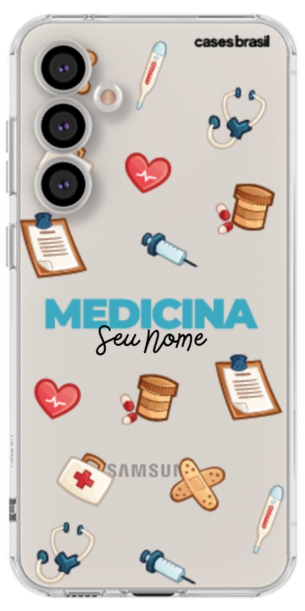 Capinha para Celular Medicina - Profissão Com Nome