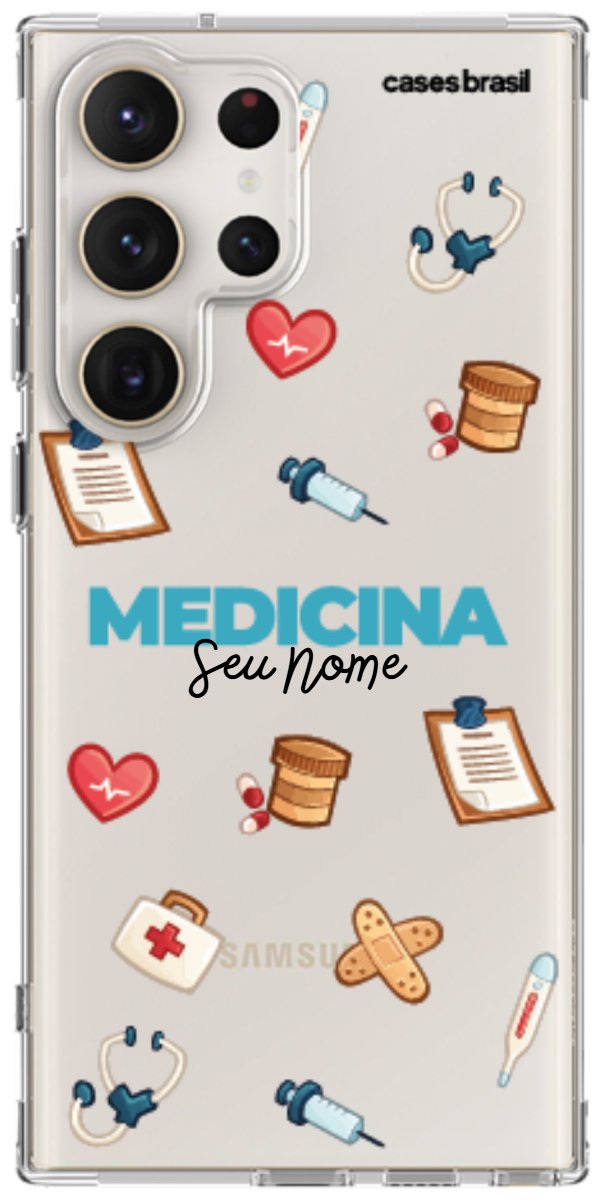 Capinha para Celular Medicina - Profissão Com Nome