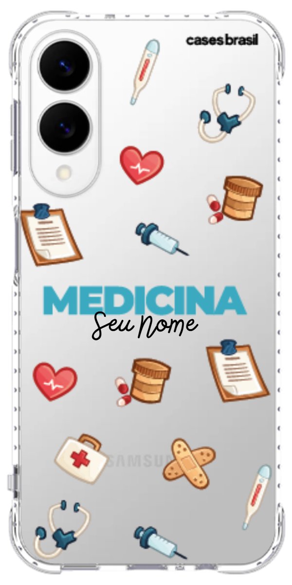 Capinha para Celular Medicina - Profissão Com Nome