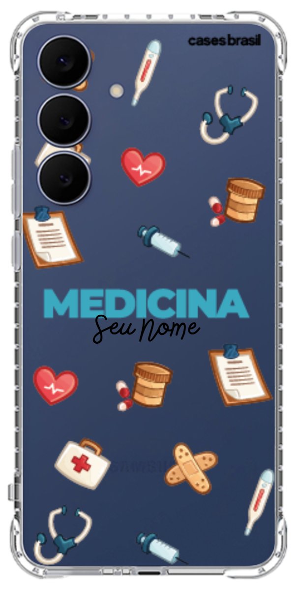 Capinha para Celular Medicina - Profissão Com Nome