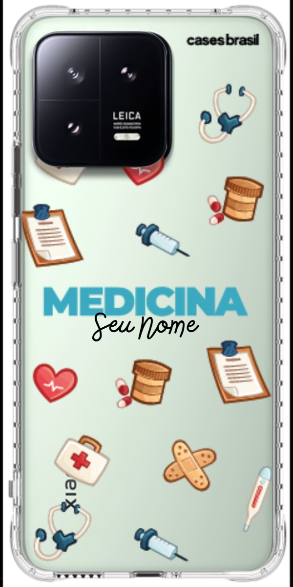 Capinha para Celular Medicina - Profissão Com Nome