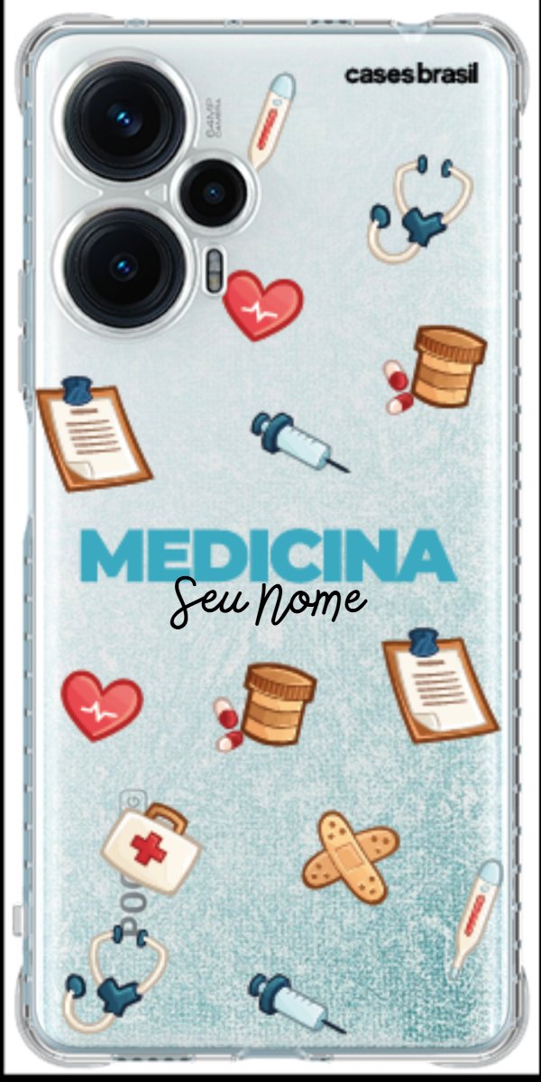 Capinha para Celular Medicina - Profissão Com Nome