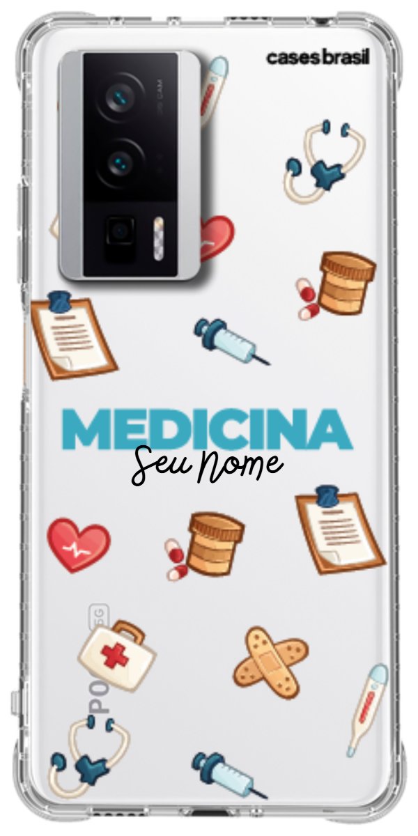 Capinha para Celular Medicina - Profissão Com Nome