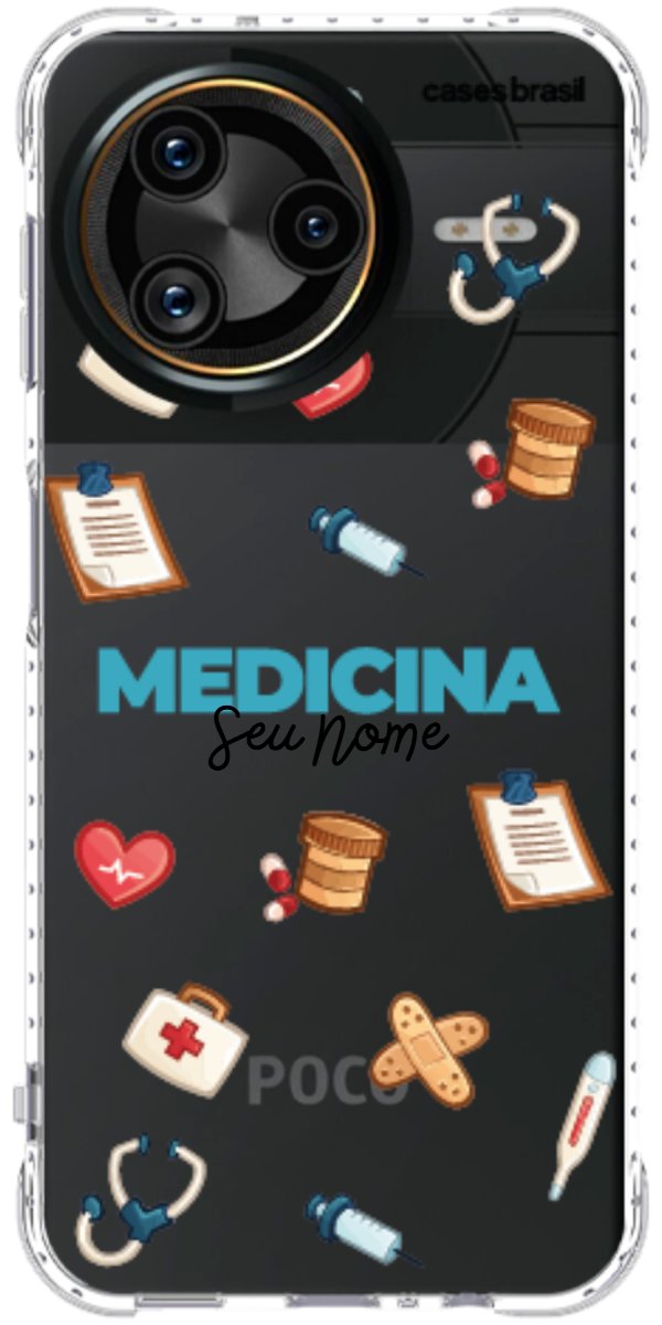 Capinha para Celular Medicina - Profissão Com Nome