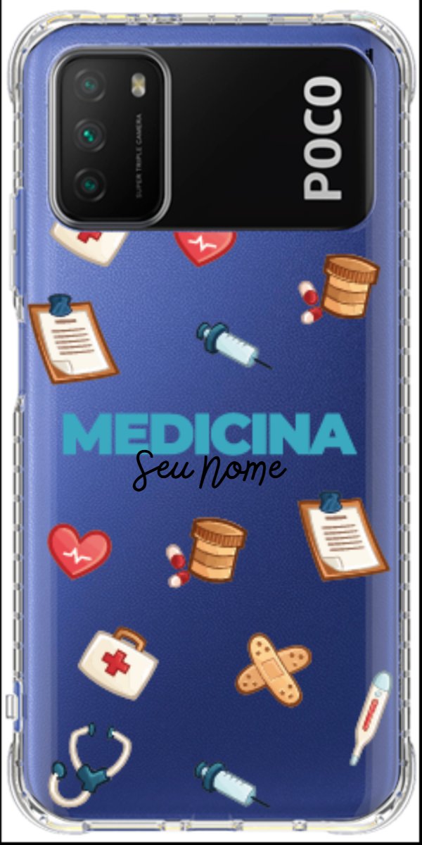 Capinha para Celular Medicina - Profissão Com Nome