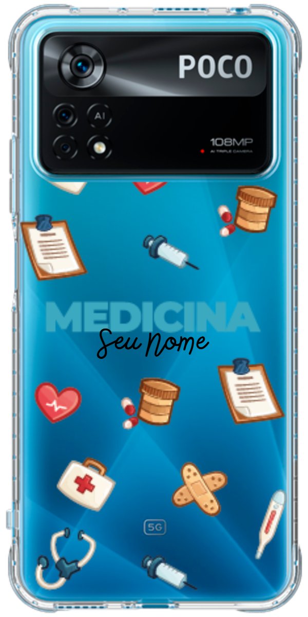 Capinha para Celular Medicina - Profissão Com Nome