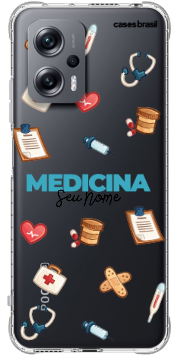 Capinha para Celular Medicina - Profissão Com Nome