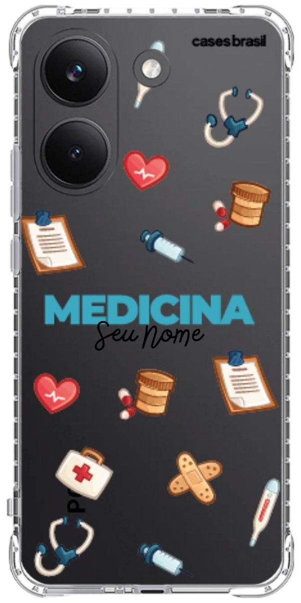 Capinha para Celular Medicina - Profissão Com Nome