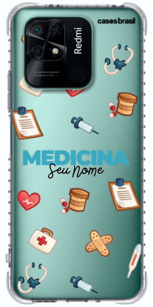 Capinha para Celular Medicina - Profissão Com Nome