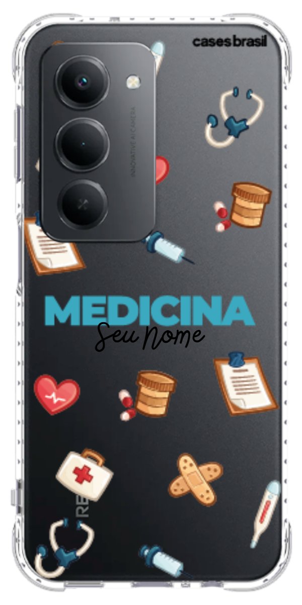 Capinha para Celular Medicina - Profissão Com Nome