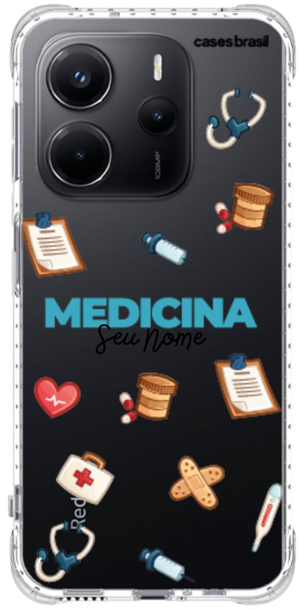 Capinha para Celular Medicina - Profissão Com Nome