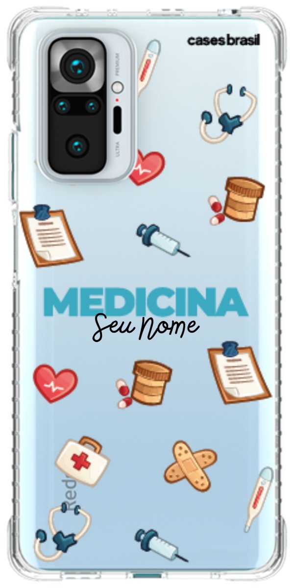 Capinha para Celular Medicina - Profissão Com Nome