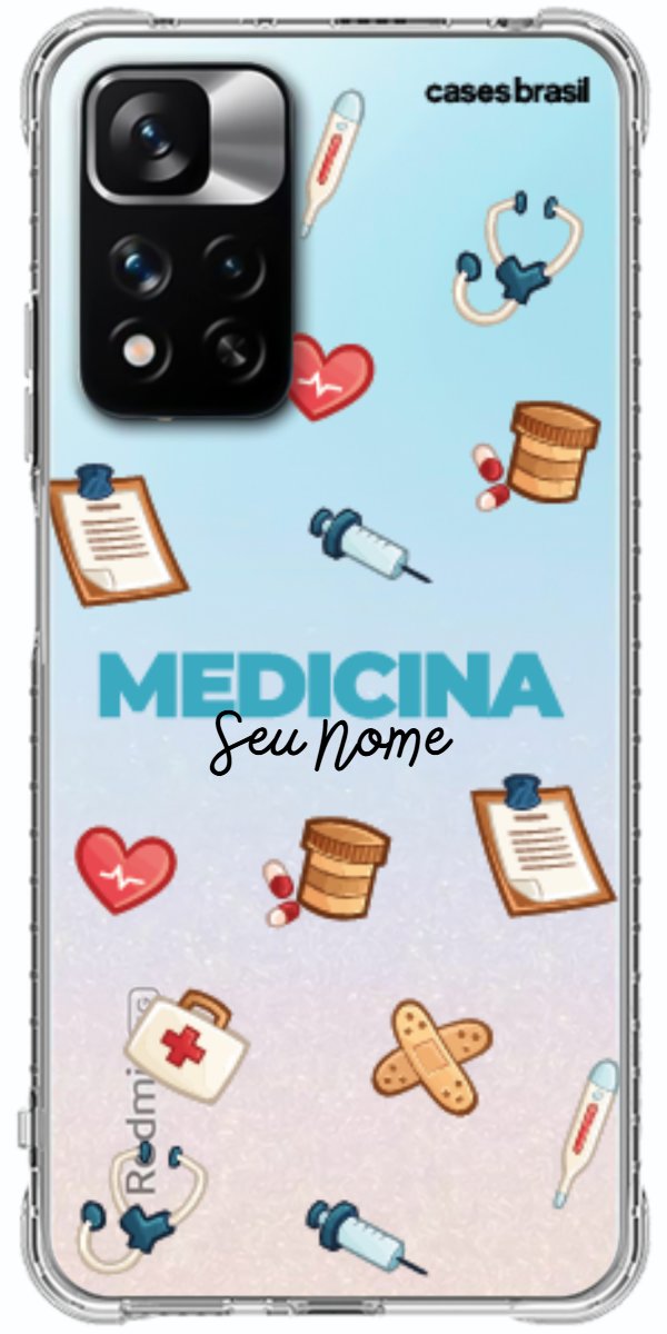 Capinha para Celular Medicina - Profissão Com Nome