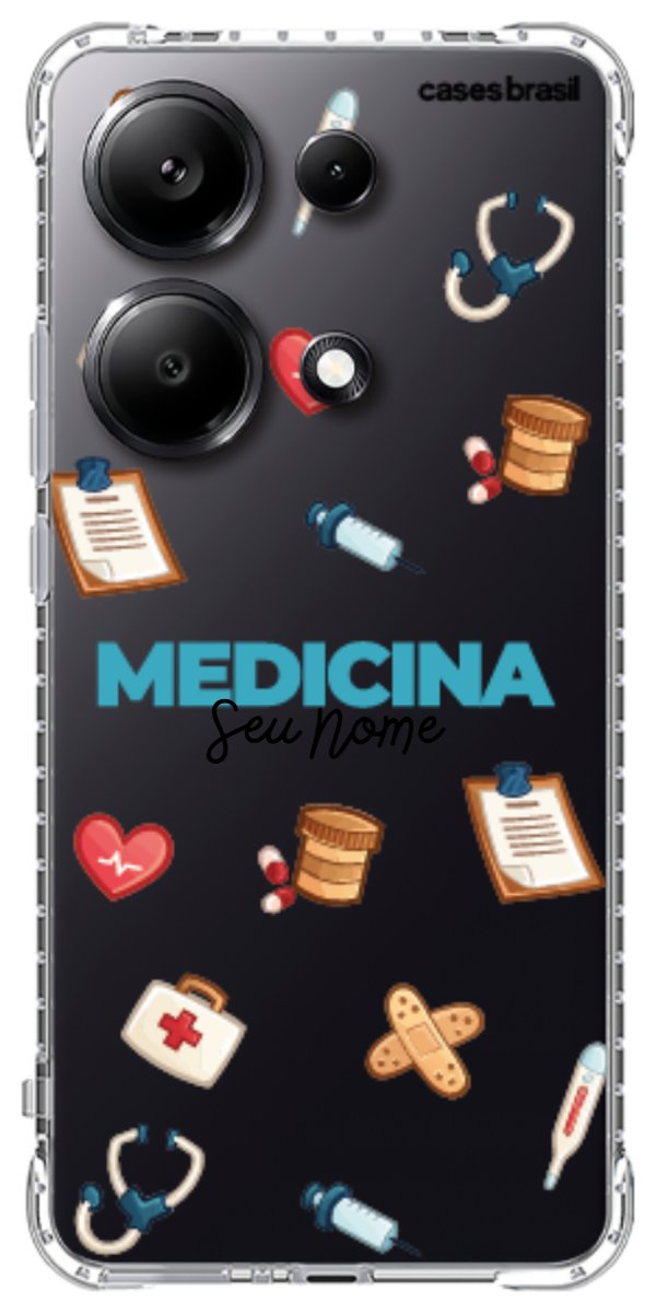 Capinha para Celular Medicina - Profissão Com Nome
