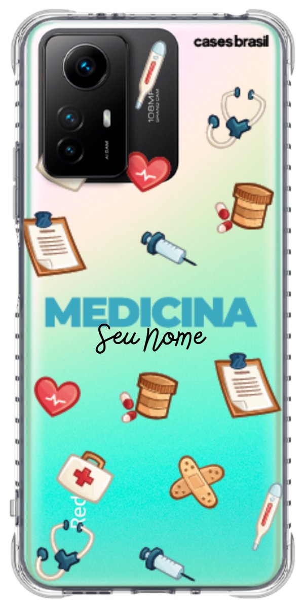 Capinha para Celular Medicina - Profissão Com Nome