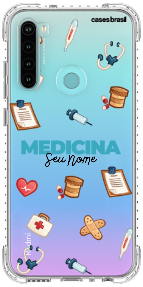 Capinha para Celular Medicina - Profissão Com Nome