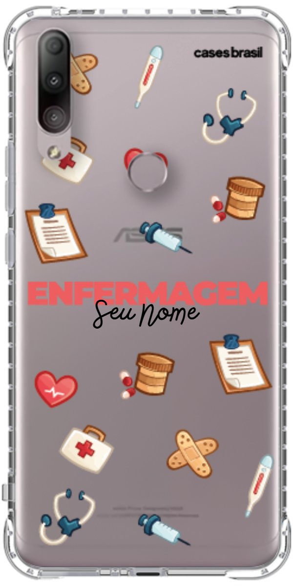 Capinha para celular Enfermagem - Profissão Com Nome