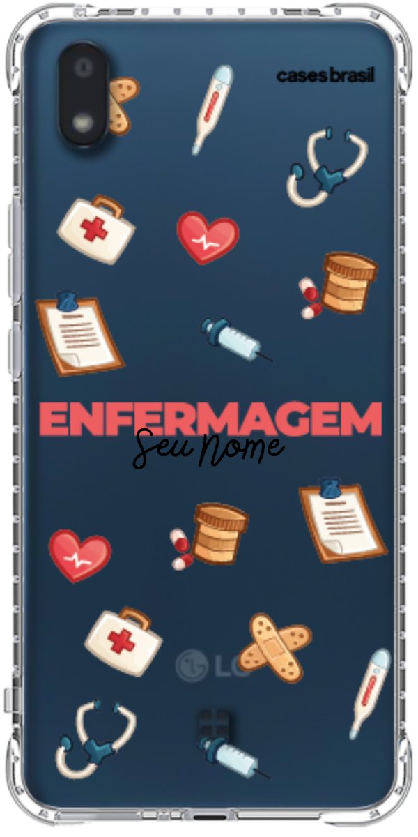 Capinha para celular Enfermagem - Profissão Com Nome