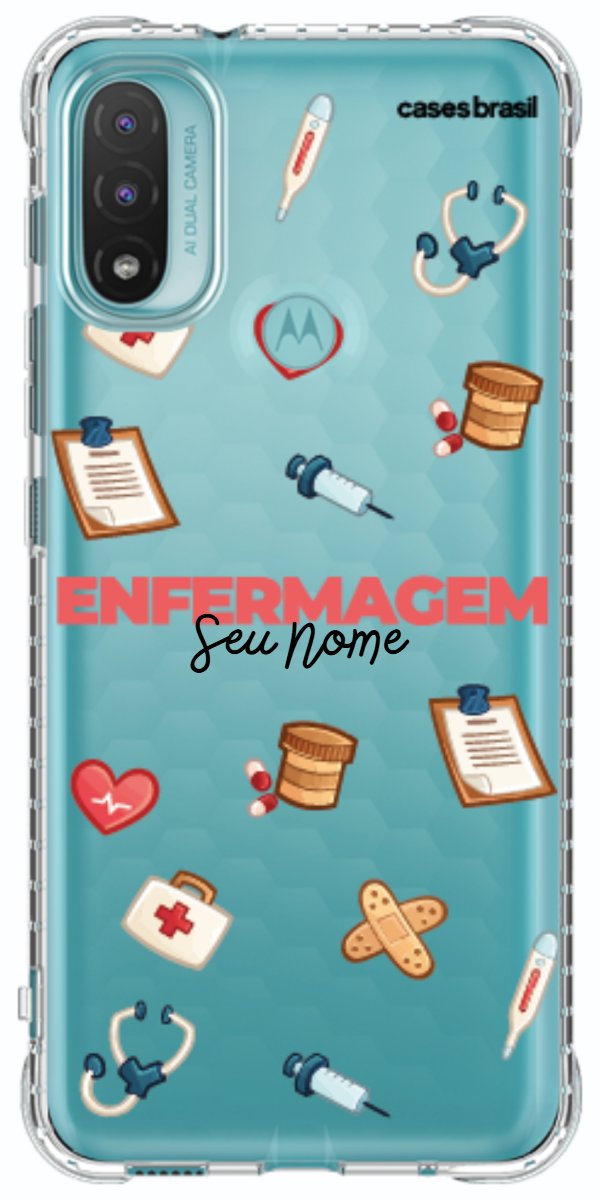 Capinha para celular Enfermagem - Profissão Com Nome