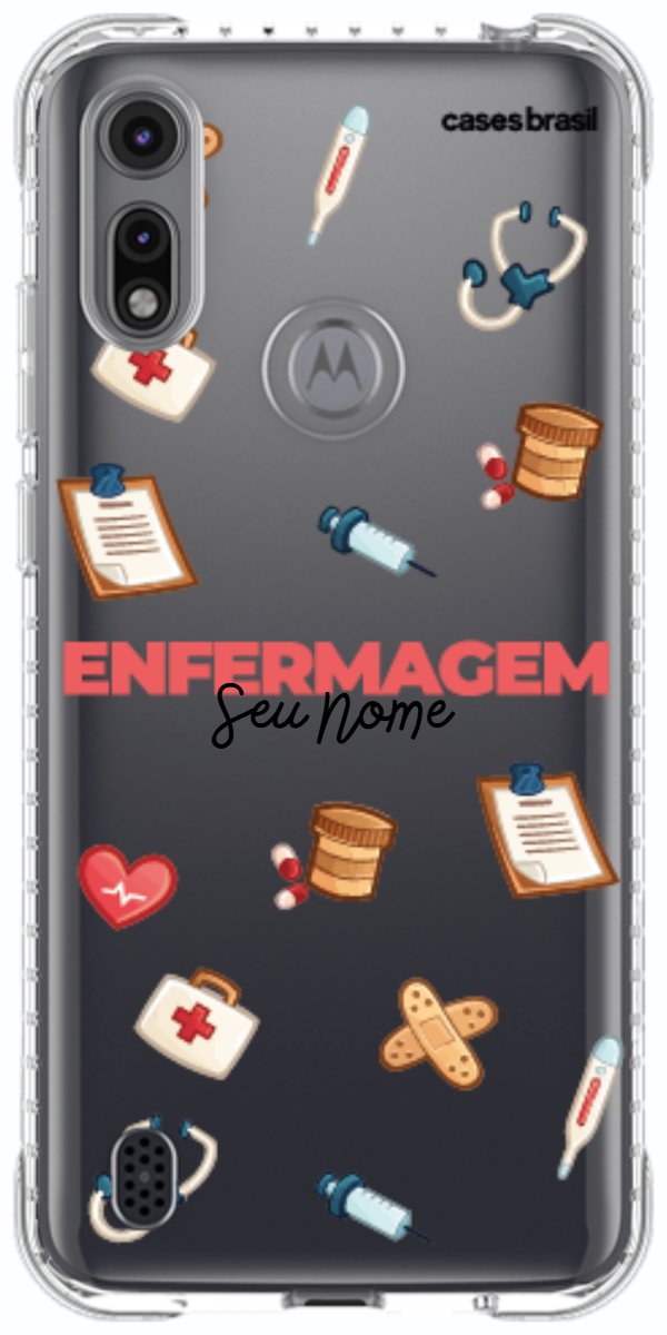 Capinha para celular Enfermagem - Profissão Com Nome