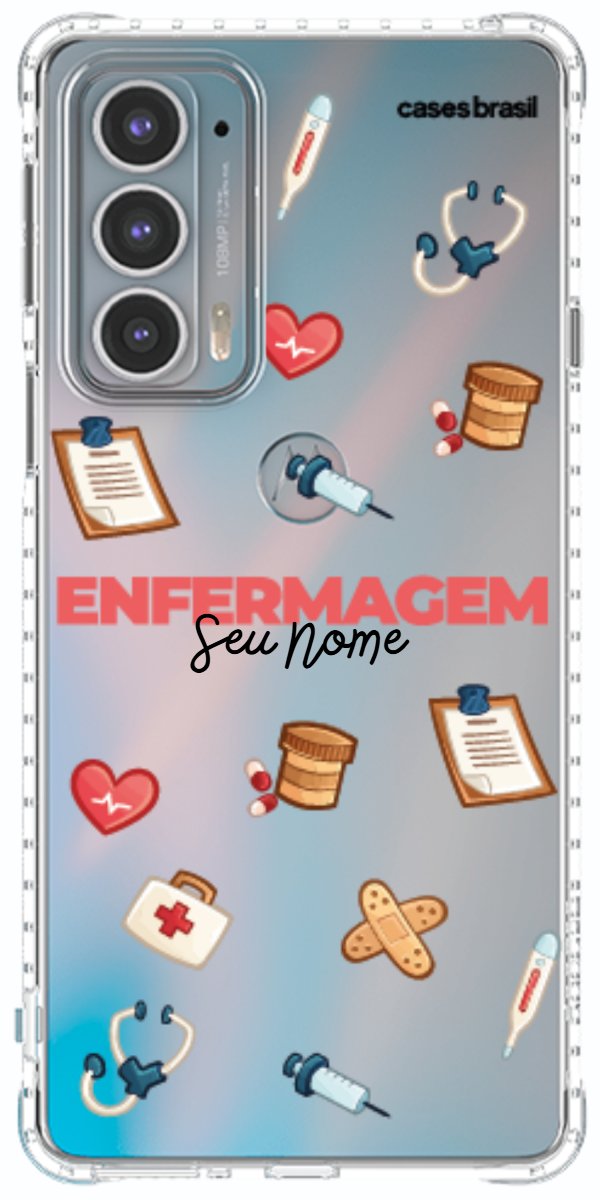 Capinha para celular Enfermagem - Profissão Com Nome