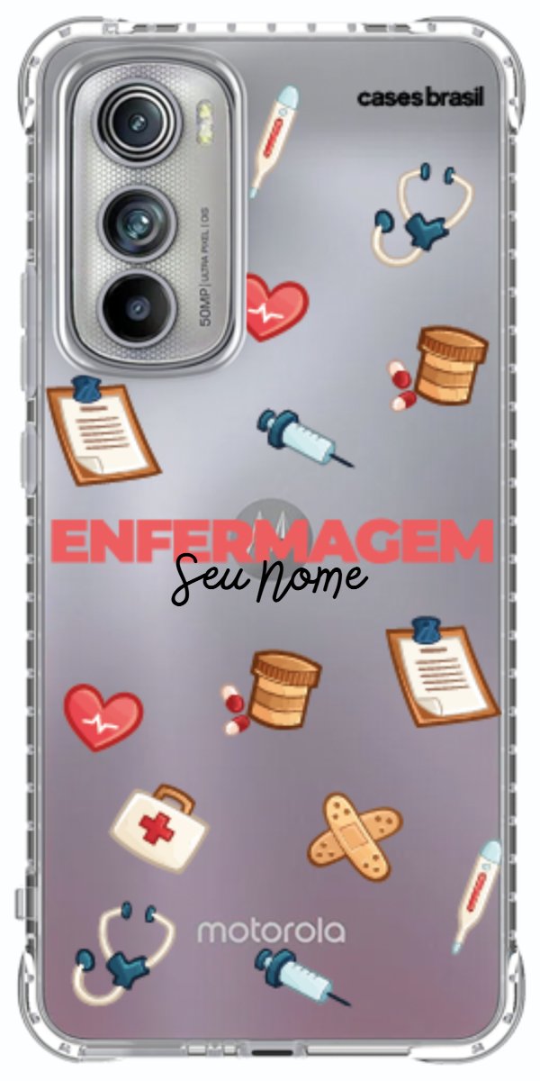 Capinha para celular Enfermagem - Profissão Com Nome