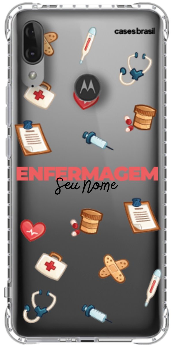 Capinha para celular Enfermagem - Profissão Com Nome
