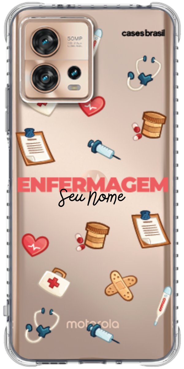 Capinha para celular Enfermagem - Profissão Com Nome