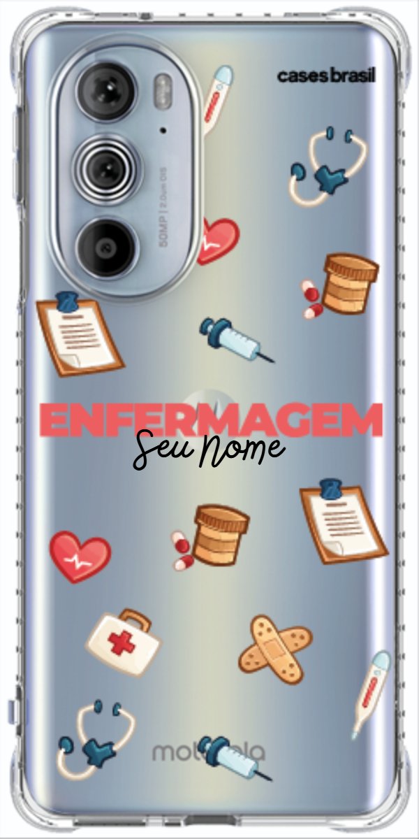 Capinha para celular Enfermagem - Profissão Com Nome