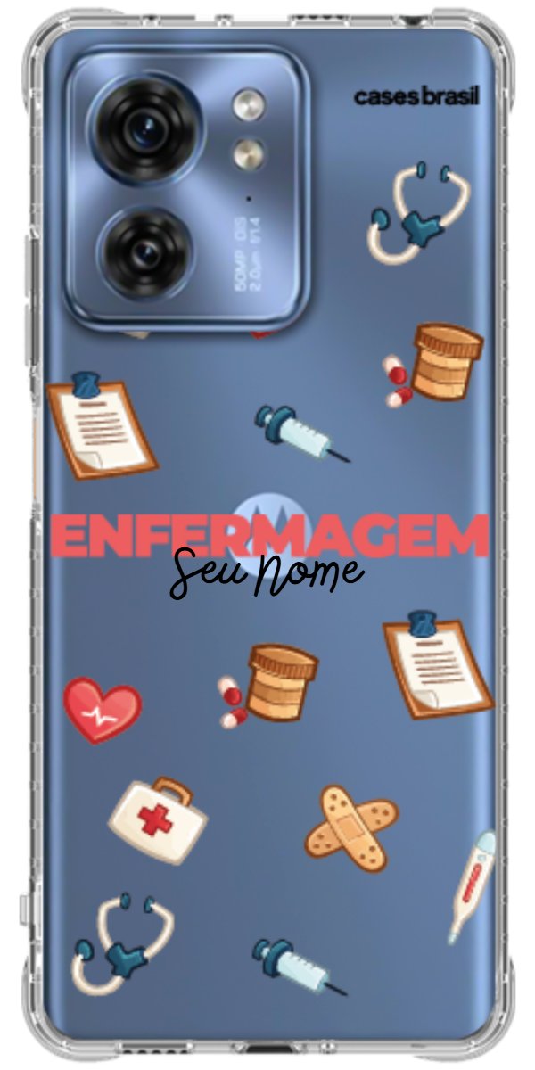Capinha para celular Enfermagem - Profissão Com Nome