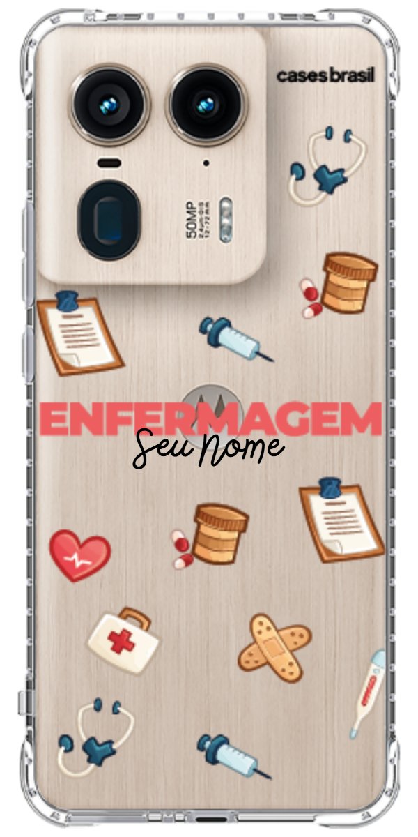 Capinha para celular Enfermagem - Profissão Com Nome