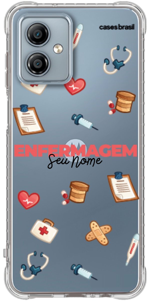 Capinha para celular Enfermagem - Profissão Com Nome